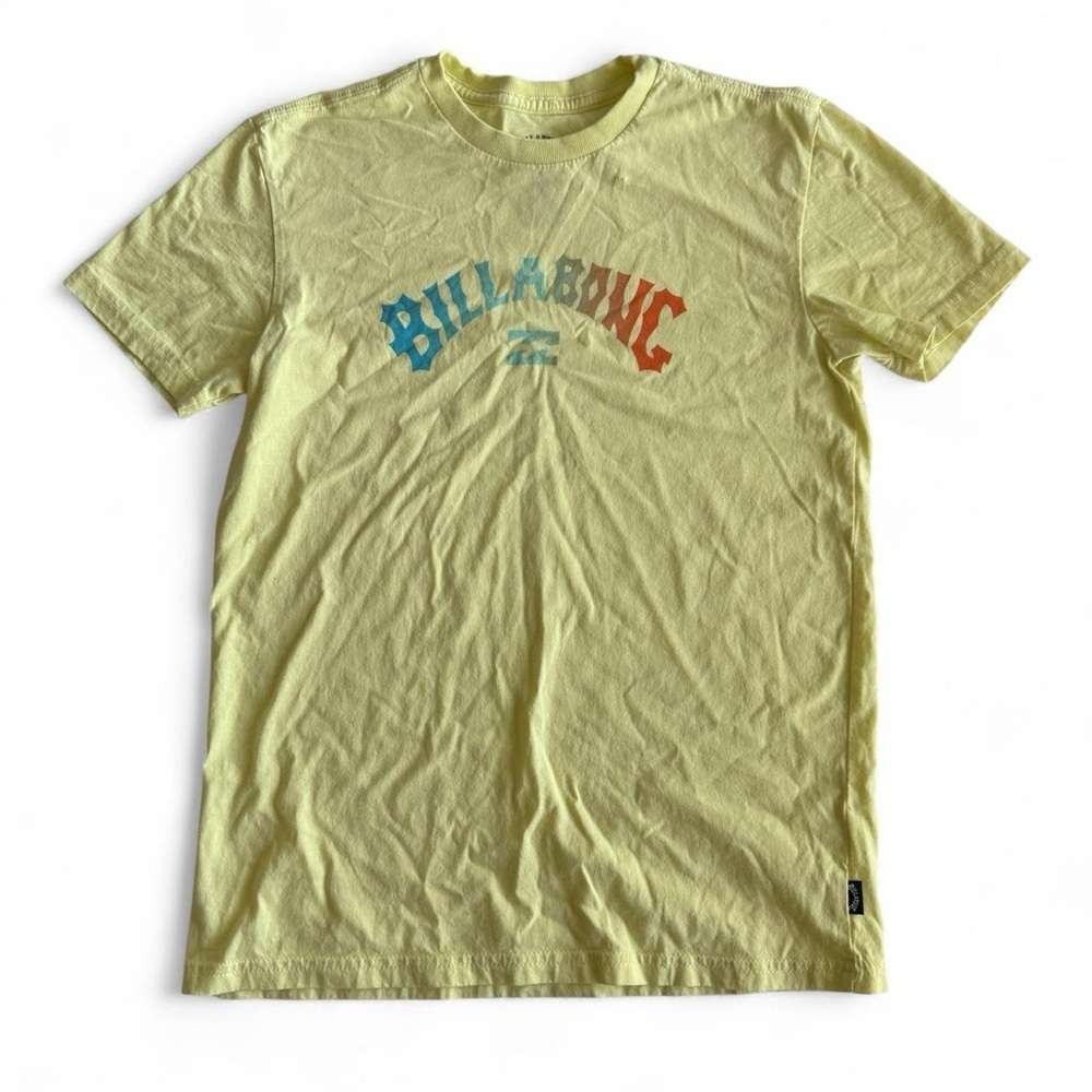 Billabong Yellow Short Sleeve Tee